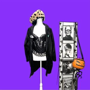 Vintage Grunge LNR Black Leather Jacket 🖤